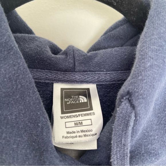 The North Face Blue Logo Hooded Sweatshirt - Picture 3 of 5